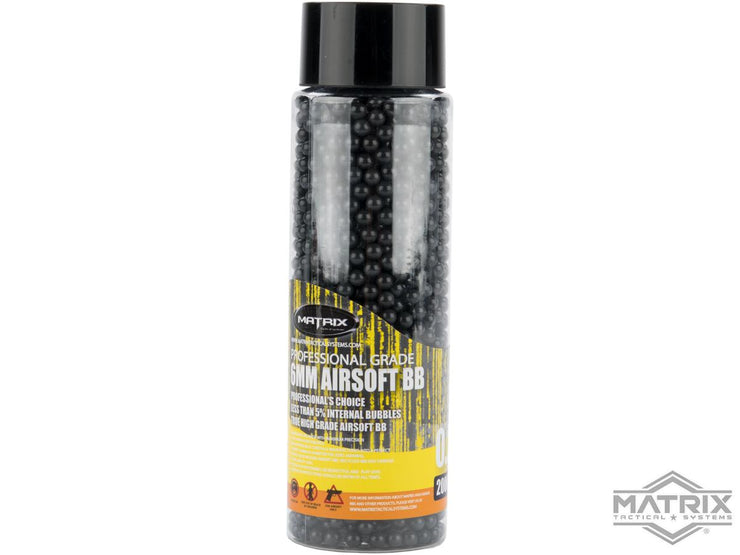 Matrix Match Grade "Invisible" 6mm High Performance BBs (2000 Rounds)