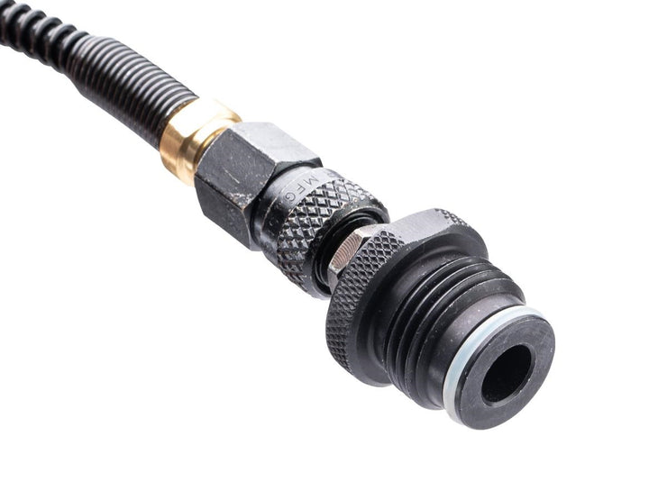 Evike.com x Ninja Paintball 42" Micro Bore High-Pressure Remote Line Kit (Color: Black)