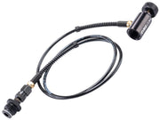 Evike.com x Ninja Paintball 42" Micro Bore High-Pressure Remote Line Kit (Color: Black)