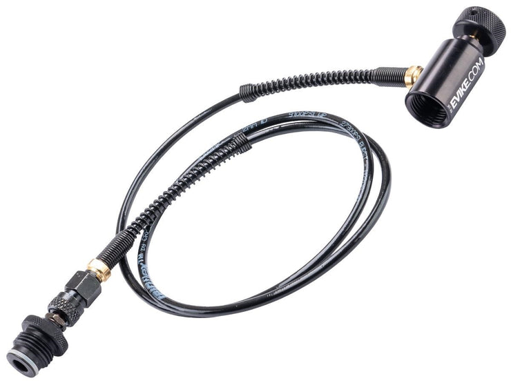 Evike.com x Ninja Paintball 42" Micro Bore High-Pressure Remote Line Kit (Color: Black)