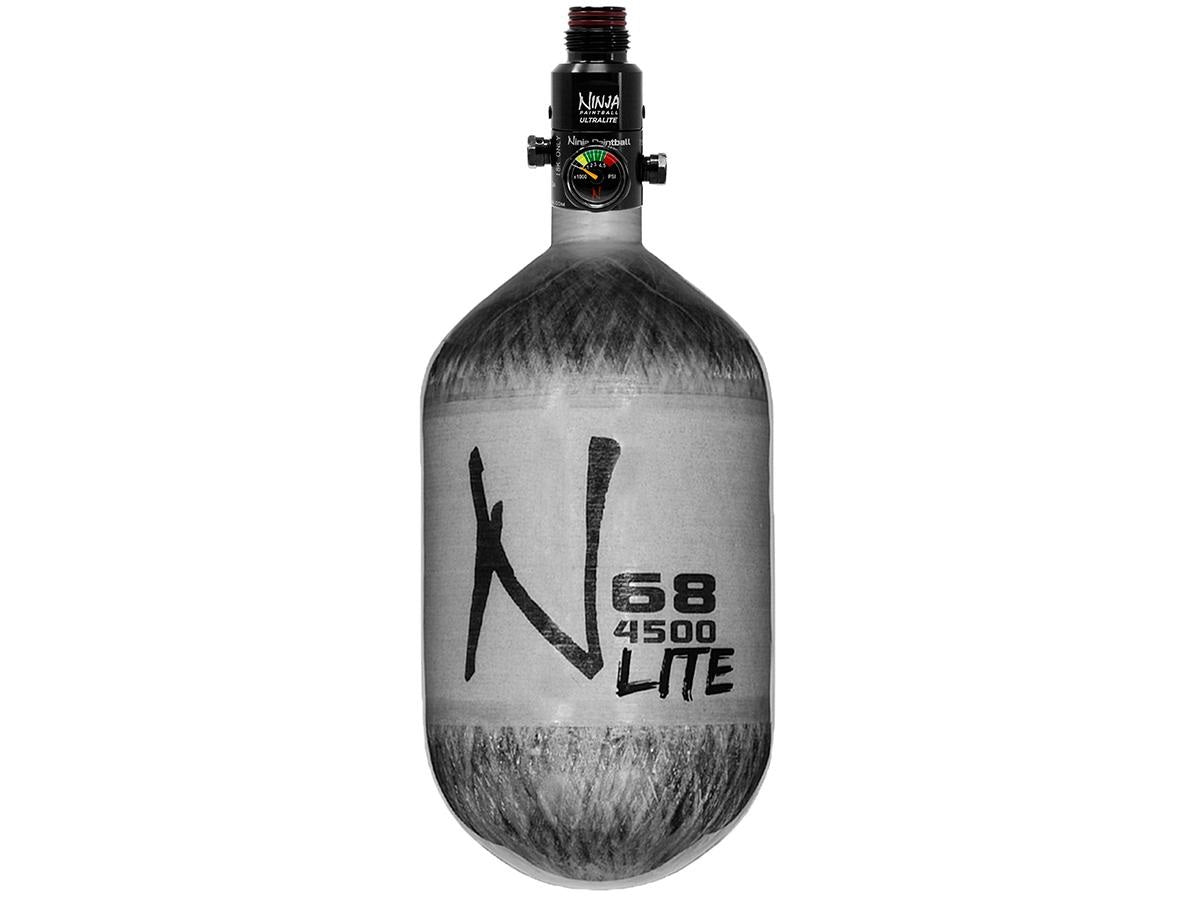 Ninja Paintball LITE Carbon Fiber HPA Air Tank (Color: Grey / 68/4500)