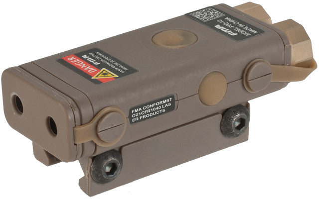 PEQ-10 Compact Airsoft LED Illuminator / Laser Combo by Bravo FMA