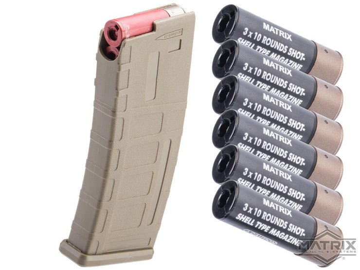 Matrix AR15 Magazine Shaped Shotgun Shell Quick Holder (Shells Included)