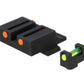 Pro-Arms Steel Fiber Optic Sight Set for Elite Force / UMAREX GLOCK 17 Gen5, 19 Gen4, 19X Gas Blowback Pistols