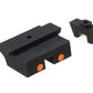 Pro-Arms Steel Fiber Optic Sight Set for Elite Force / UMAREX GLOCK 17 Gen5, 19 Gen4, 19X Gas Blowback Pistols