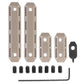 PTS M-Lok EP Series Rail Covers - Polymer / Set of 4