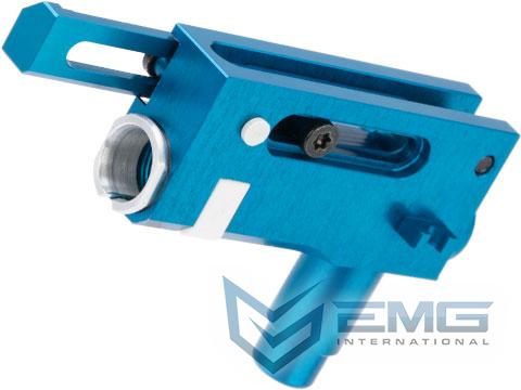 EMG x Retro Arms CNC Machined Aluminum Hop-Up Unit for AK Series Airsoft AEGs (Color: EMG Blue)