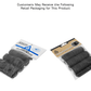 UTG® Low Profile Max Security Rubber Rail Guard, 12pcs