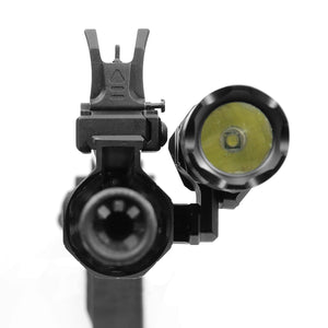 UTG Keymod Offset Flashlight Ring Mount, Matte Black