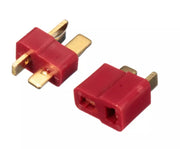 Standard T-Plug Set for Airsoft / RC (Package: 1 Male / 1 Female)