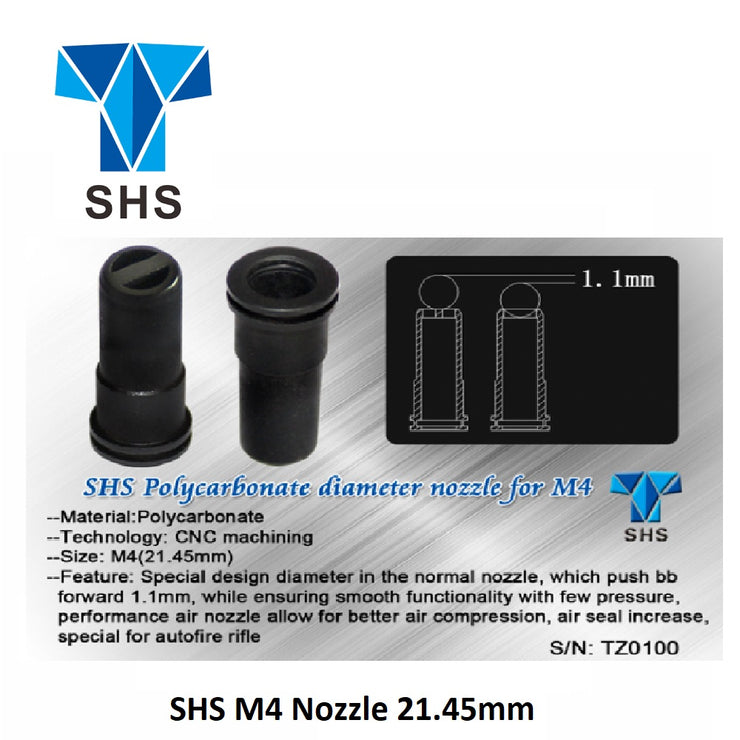 SHS Polycarbonate Air Nozzle for M4 Series Airsoft AEG Rifles