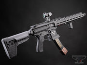 Evike.com Custom JW SIG SAUER ProForce MPX AEG w/ EMG TTI JW Suite (Model: Faux Carbon Fiber Handguard / 350 FPS)