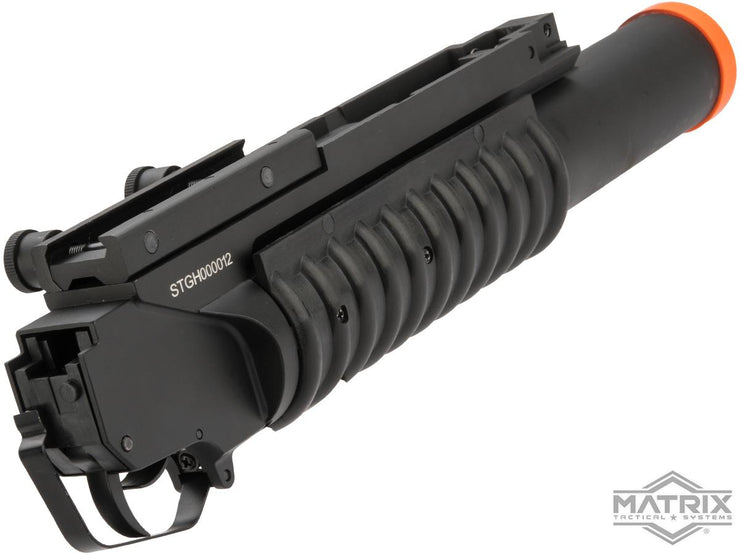 Matrix Full Metal 40mm M203 Airsoft Grenade Launcher for M4/M16 Series Airsoft Rifles (Model: Long)