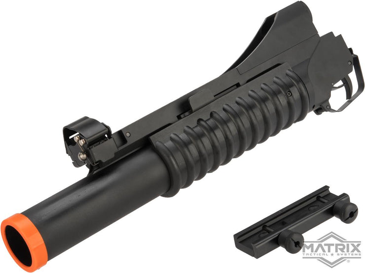 Matrix Full Metal 40mm M203 Airsoft Grenade Launcher for M4/M16 Series Airsoft Rifles (Model: Long)
