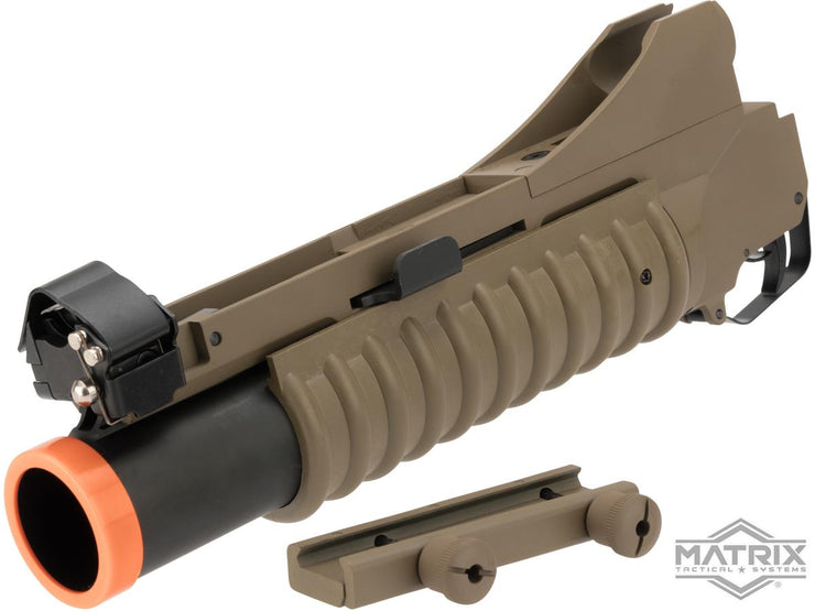Matrix Full Metal 40mm M203 Airsoft Grenade Launcher for M4/M16 Series Airsoft Rifles (Model: Short)