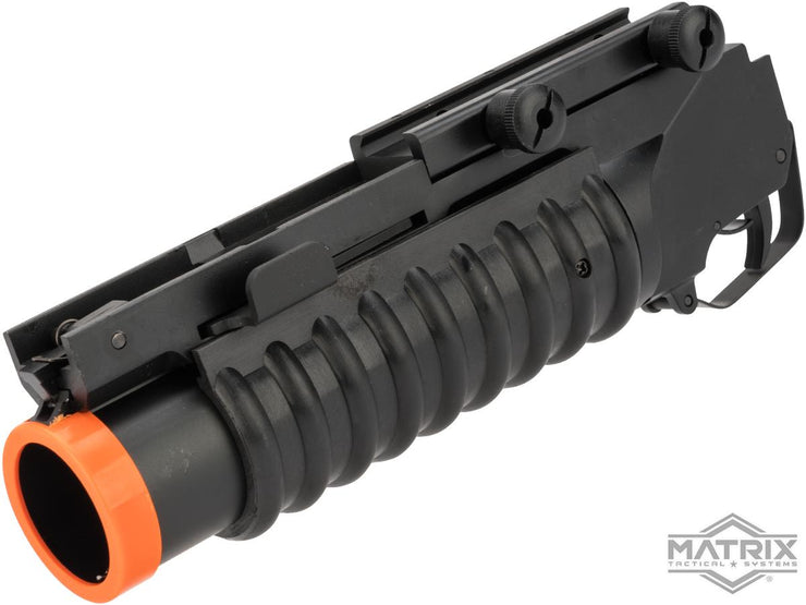 Matrix Full Metal 40mm M203 Airsoft Grenade Launcher for M4/M16 Series Airsoft Rifles (Model: Mini)