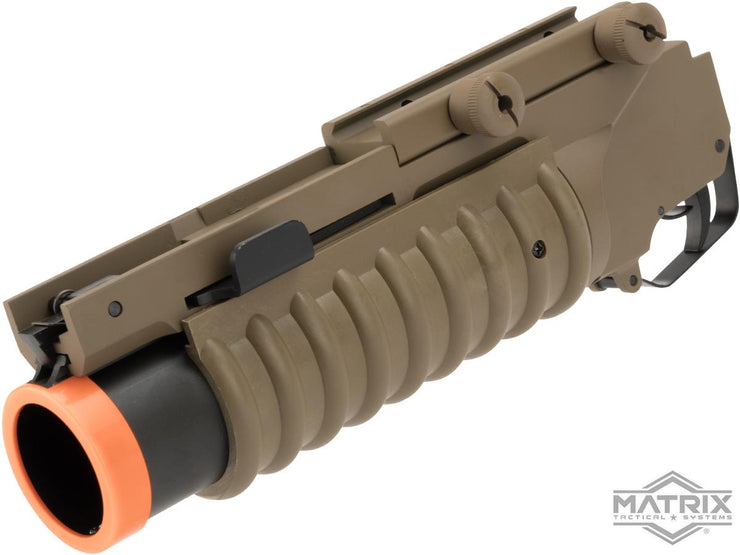 Matrix Full Metal 40mm M203 Airsoft Grenade Launcher for M4/M16 Series Airsoft Rifles (Model: Mini)