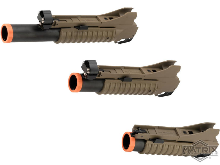 Matrix Full Metal 40mm M203 Airsoft Grenade Launcher for M4/M16 Series Airsoft Rifles (Model: Mini)