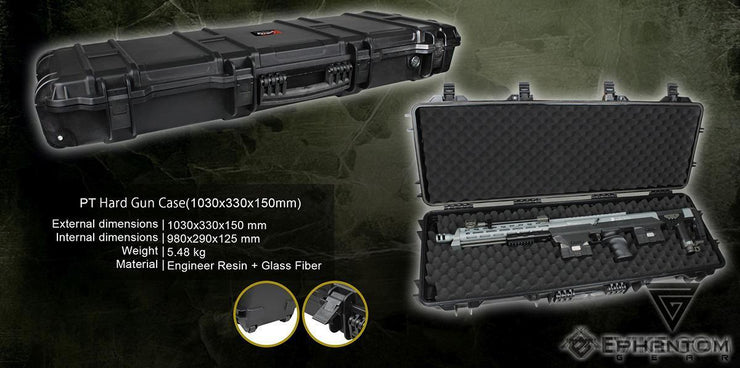 Phantom Gear 49" Armory Series Waterproof Shotgun / Rifle Case w/ Customizable Grid Foam