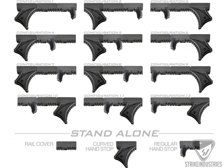 Strike Industries LINK Modular Hand Stop Kit (Black)