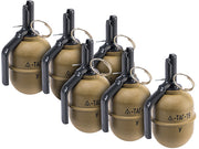 TAGinn TAG-19 Airsoft Pyrotechnic Hand Grenade (Quantity: Set of 6 / Tag-19y Non-BB Version)