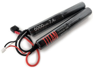 Titan Power 7.4v 6000mAh 16C Nunchuck Type Li-Ion Battery (Standard Deans Connector)