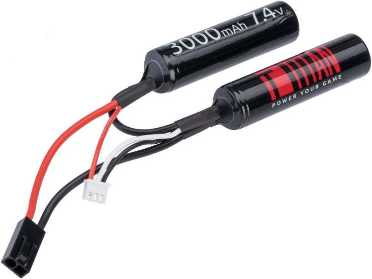 Titan Power 7.4v 3000mAh 16C Nunchuck Type Li-Ion Battery (Connector: Small Tamiya)