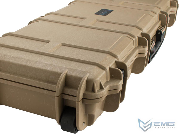 EMG Transporter Lockable 42" Hard Case w/ Low-Profile Wheels & Pluckable Inner Foam