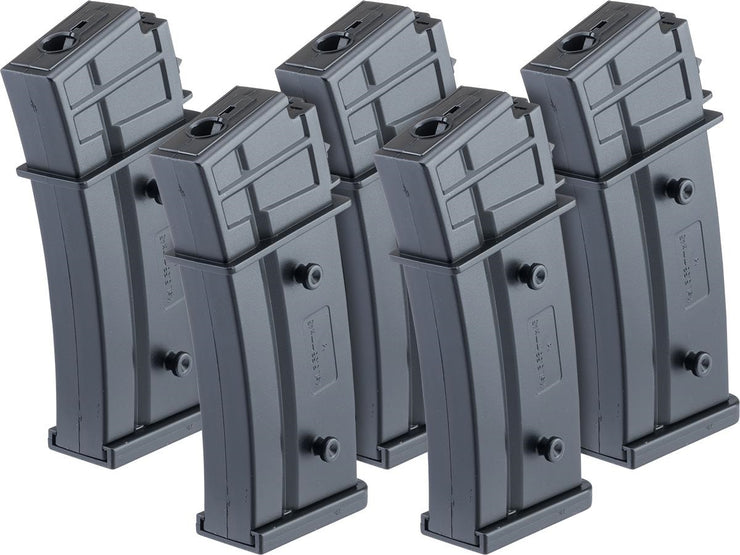 Elite Force 140 Round Polymer Mid-Cap Magazine for H&K G36 Airsoft AEGs
