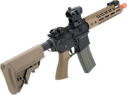 Elite Force Competition M4 Airsoft AEG Rifle w/ M-LOK Rail (Model: CQB / Black & Tan)