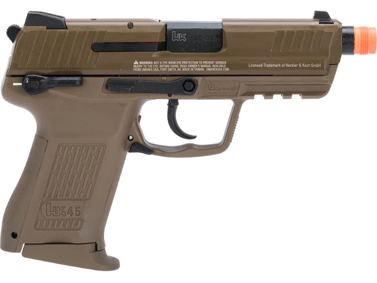 Umarex Heckler & Koch Licensed HK45 Compact Tactical Airsoft GBB Pistol