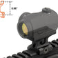 UTG® PICATINNY OPTIC MOUNT, FOR T-1™, ABSOLUTE CO-WITNESS