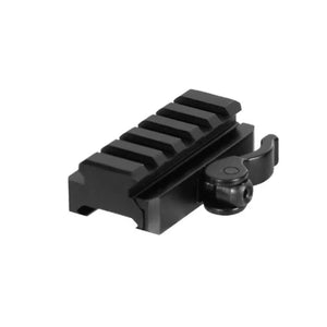 UTG 5-Slot QD Lever Mount Adaptor and Riser, Medium Profile