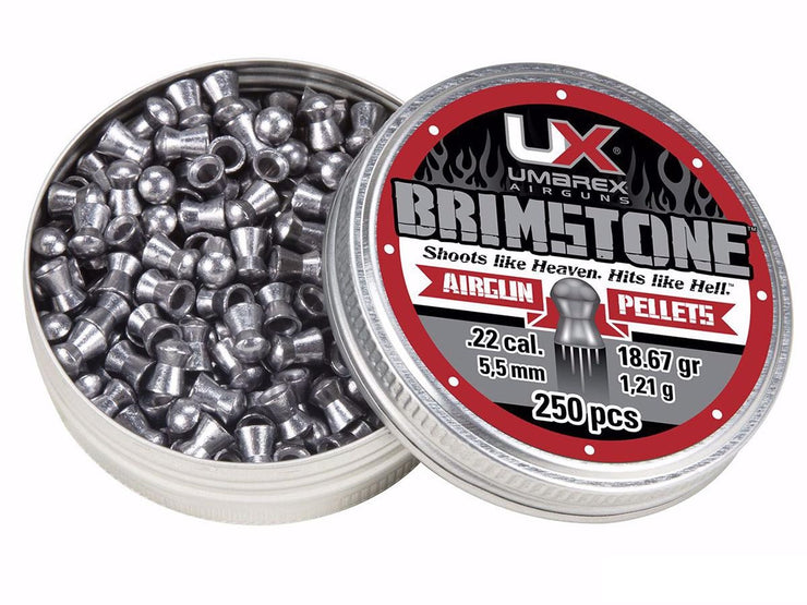 Umarex Brimstone Titan Series Dome Pellets (Model: .22cal / 250 Rounds)