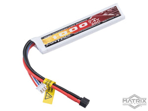 Matrix High Performance 7.4V Stick Type Airsoft LiPo Battery (1000mAh / 20C / Mini Deans)