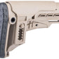 DLG Tactical Retractable Stock w/ Adjustable Long Cheek Riser for M4 / M16 Series Milspec Rifles