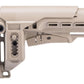 DLG Tactical Retractable Stock w/ Adjustable Long Cheek Riser for M4 / M16 Series Milspec Rifles