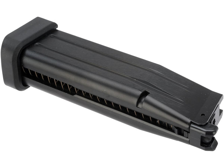WE-Tech 30 Round Magazine for Hi-Capa Gas Blowback Airsoft Pistols (Black / Long Base / Green Gas)