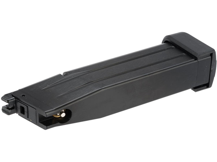 WE-Tech 30 Round Magazine for Hi-Capa Gas Blowback Airsoft Pistols (Black / Long Base / Green Gas)