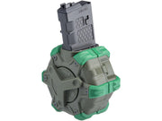 AW Custom Drum Magazine for Gas Blowback Airsoft Pistols & Rifles (WE Open Bolt M4)