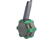 AW Custom Drum Magazine for Gas Blowback Airsoft Pistols & Rifles (TM Hi-Capa)