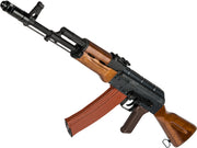 WE Full Metal AK-74 Airsoft Gas Blowback Rifle w/ Real Wood Furniture (Model: Bakelite Magazine)