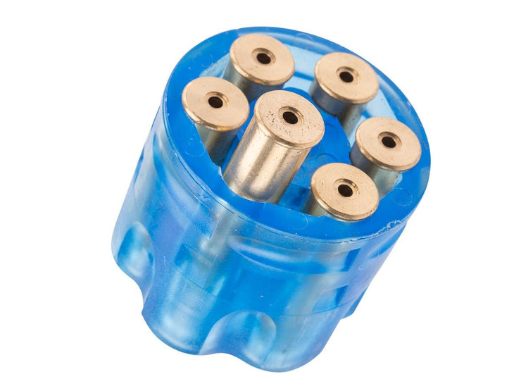 Well Pro Shells w/ Display Cylinder for Webley MK VI Airsoft CO2 Gas Revolver (Quantity: 6-Pack)