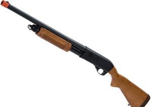 APS CAM870 Shell Ejecting Tactical Pump Action Gas Airsoft MKII Shotgun (Classic Wood)