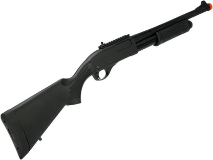 Golden Eagle Scattergun M870 Gas Powered 3/6 Shot Pump Action Full Metal Airsoft Shotgun