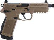 FN Herstal FNX-45 Tactical Airsoft Gas Blowback Pistol by Cybergun w/ Custom Cerakote (Color: Flat Dark Earth / Gun Only)