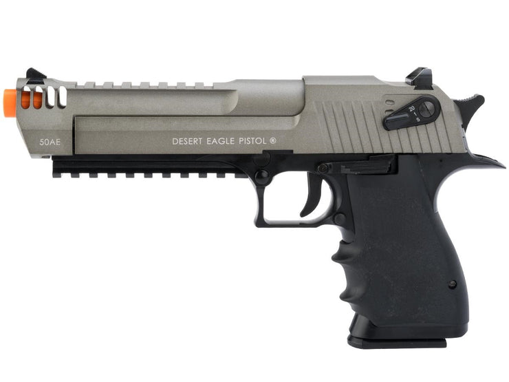Magnum Research Licensed Semi/Full Auto Metal Desert Eagle L6 CO2 Gas Blowback Airsoft Pistol by KWC