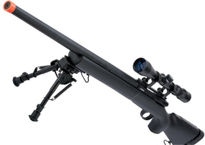 CYMA Standard M24 Military Airsoft Bolt Action US Army Scout Sniper Rifle (Standard Barrel)
