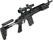 CYMA Sport Full Metal M14 EBR Designated Marksman Rifle Airsoft AEG (Color: Black / EBR Stock)