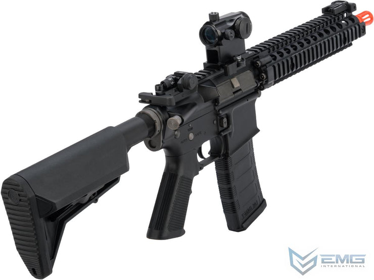 EMG Custom Built Colt Licensed M4 SOPMOD Block 2 Airsoft AEG Rifle with Daniel Defense Rail System (Model: 9.5" MK18 - 350 FPS)